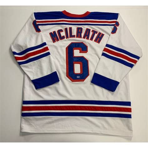 Vintage NEW YORK RANGERS Jersey Dylan Mcilrath #6 XL Autograph | Grailed