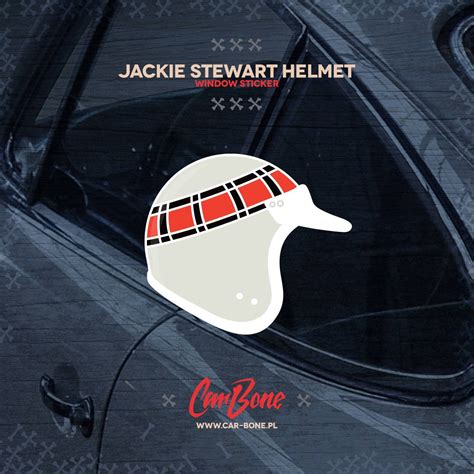 Helmet decal series – Jackie Stewart Jackie Stewart - CarBone