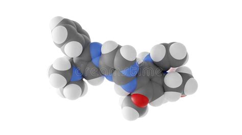 Lazertinib Molecule, Epidermal Growth Factor Receptor Inhibitor ...