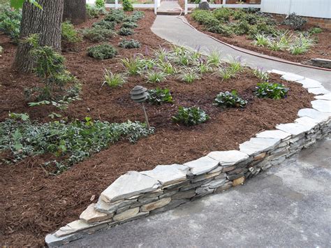 flagstone retaining wall ideas | ... Custom Stonework Amp Landscape Design Retaining Walls In ...