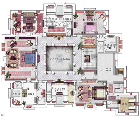 Moroccan Riad Floor Plan - The Floors