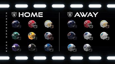 Raiders 2023 Schedule Complete List Of Opponents For Las Vegas Raiders ...