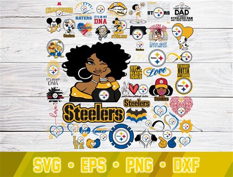 Pittsburgh Steelers svg bundle Steelers digital download hocosvg