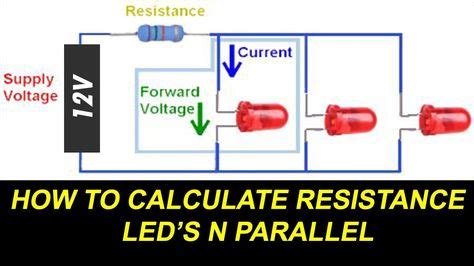 How to Connect LEDs in Parallel and Calculate LED Resistance For ...