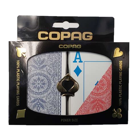 COPAG Plastic Playing Cards Poker Size Jumbo Index 4 Colors Free Gift | eBay