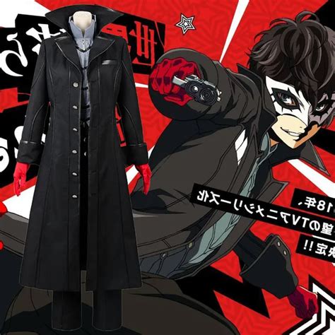 Cosplay Costume Persona 5 Joker Anime cosplay Full Set Uniform for ...