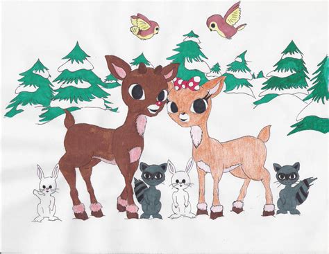 Rudolph and Clarice by cosmic-rockstar on DeviantArt