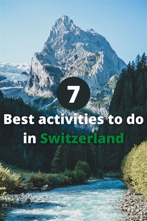 Here is a list of activities to do in Switzerland for people who want to experience the best of ...