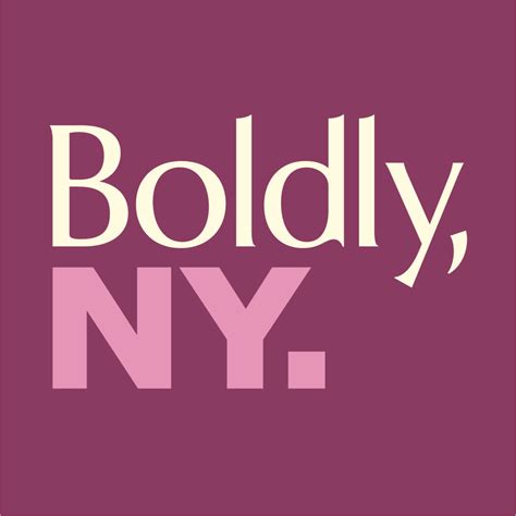 Boldly, NY. Logo – New York Wine & Grape Foundation