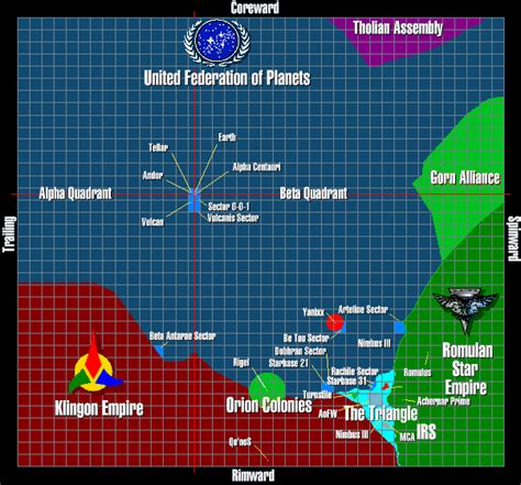 United Federation Of Planets Map