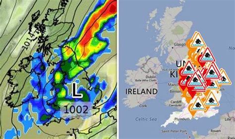 Environment Agency Flood Warnings Map