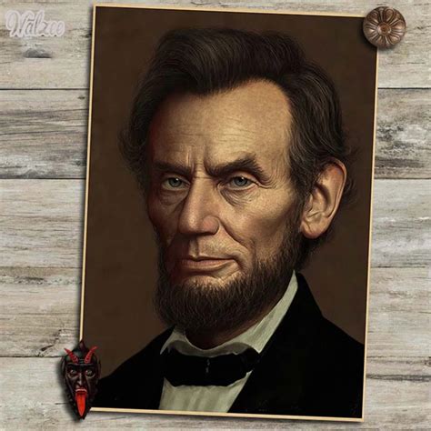 Abraham Lincoln American President Politician Celebrity Retro Poster ...