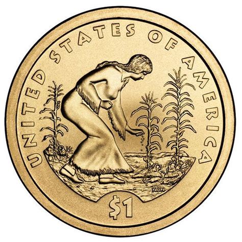 USA $1 "Sequoyah of the Cherokee Nation" 2017 coin value KM# 640 ...