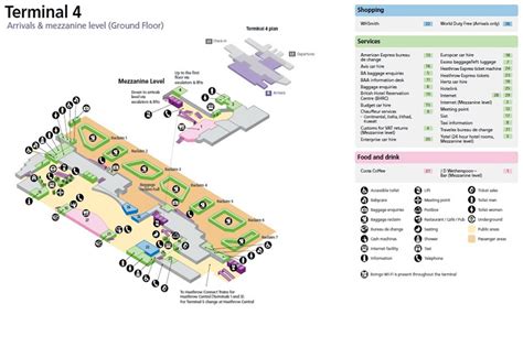 Heathrow International Airport UK Terminal Maps, LHR Information and ...