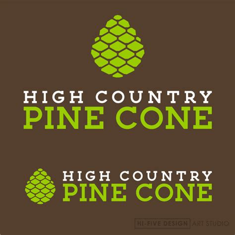 Pine Cone Logo Design – Hi-five Design