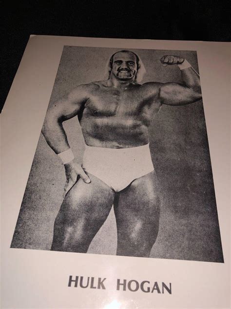 Original Early 80's HULK HOGAN 8x10 Wrestling Promo Photo NWA ...