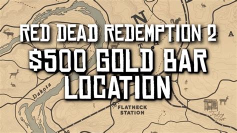 Gold Bar Location ($500) - Red Dead Redemption 2 (RDR2) #rdr2 - YouTube