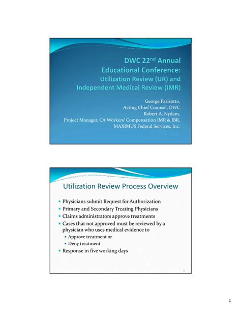 (PDF) Utilization Review Process Overview · PDF file2 Utilization ...