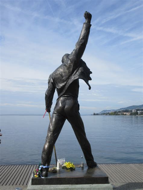 Montreux - Lakeside Promenade; Freddy Mercury Statue | Switzerland (2) | Pictures in Global ...