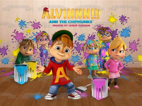 Alvinnn!!! And the Chipmunks Brittany Simon Alvin Theodore Jeanette an – A Birthday Place