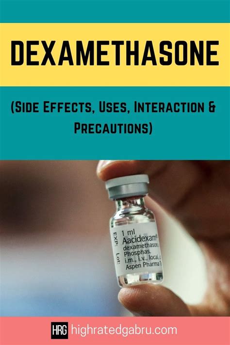 Dexamethasone : Side Effects, Uses, Interaction and Precautions | Nursing tips, Icu nursing ...