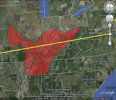 New Madrid Fault Line Map | The End Times Forecaster: New Madrid Fault ...