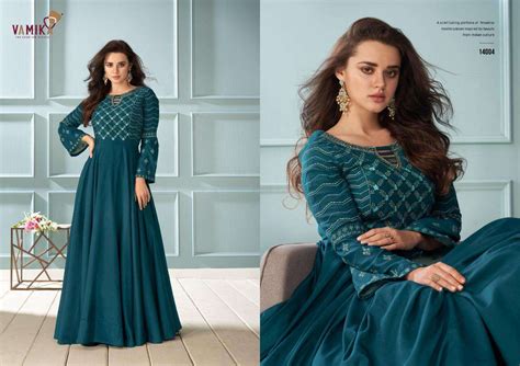 Vamika Amorina Vol-6 Designer Readymade Kurti Gown Catalog Collection