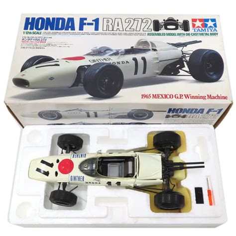 Minicar [Damaged / Missing Accessories] 1/12 Honda RA272 1965 Mexico GP Champion #11 (White x ...