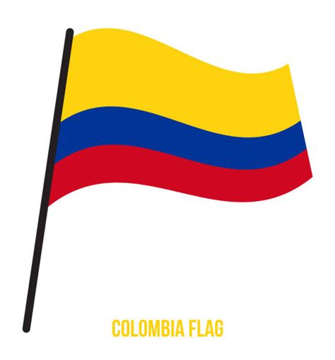 Colombia Colombian Flag Flag Waving Illustrations, Royalty-Free Vector Graphics & Clip Art - iStock