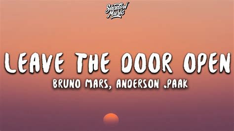 Bruno Mars Leave The Door Open Album - Bruno Mars And Anderson Paak ...