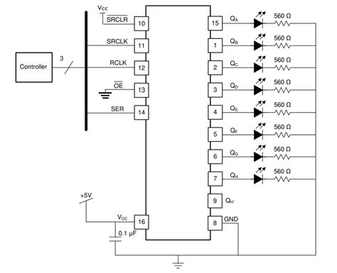 74HC595 Pinout, Specs, Working, and Datasheet Data Conversion, Led ...