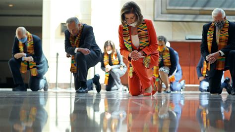 WATCH: Pelosi, Schumer Wear Kente Cloth to Honor George Floyd | Heavy.com