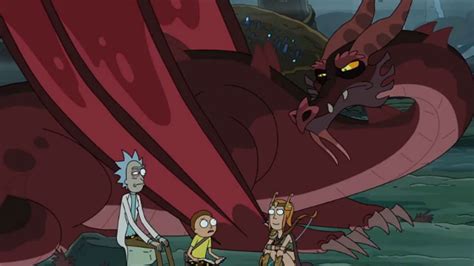 Rick and Morty season 4 post-credits scene explained; cat and dragon ...