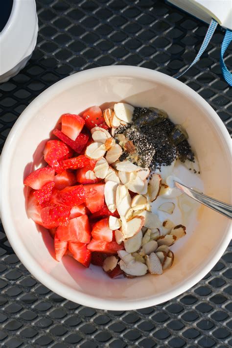 Strawberry Greek Yogurt Bowl Recipe | Kiersten Hickman