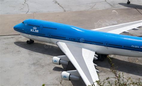 KLM model plane editorial image. Image of company, france - 55721175