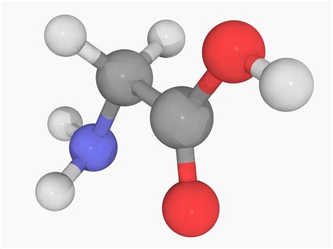 Glycine Molecule #2 Photograph by Laguna Design/science Photo Library ...