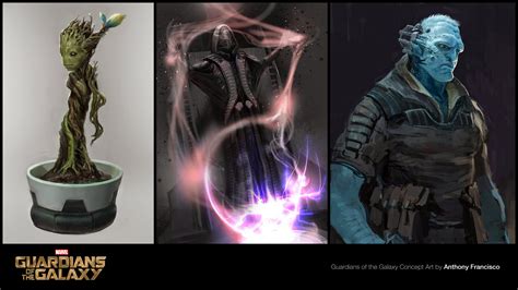 Guardians of the Galaxy Concept Art by Anthony Francisco