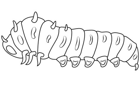 Caterpillar coloring page | Free Printable Coloring Pages