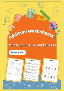 Addition worksheets for UKG and grade 1 | Maths practice worksheets