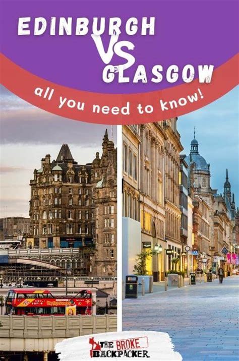 BEST Guide for Choosing Between Edinburgh vs Glasgow (2024)