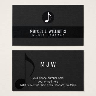 Musician Business Cards & Templates | Zazzle