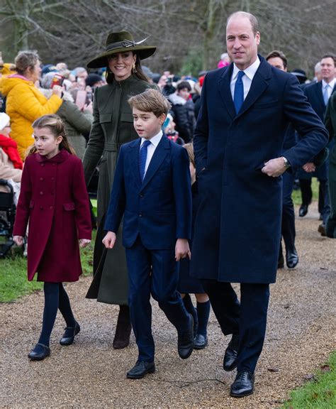 Royals wrap up for Christmas Day church at Sandringham, as the Princess ...