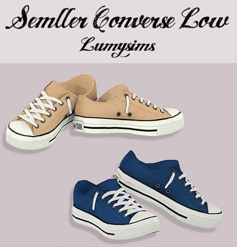 Semller Converse Low Tops - Lumysims LOVE IT!!! | Sims 4 cc shoes, Sims ...