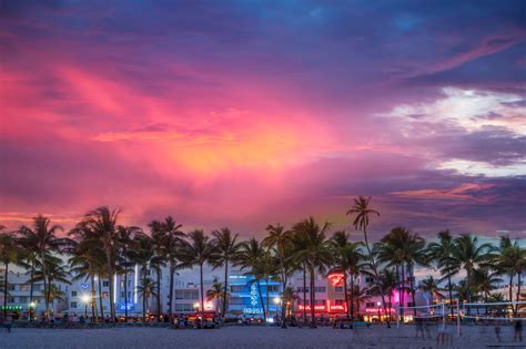 🔥 [40+] Beach Sunset Miami Wallpapers | WallpaperSafari