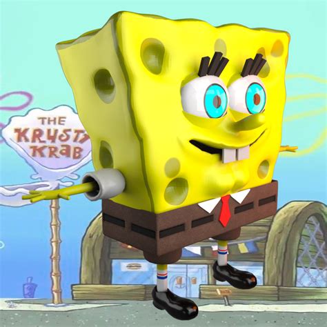 ArtStation - SPONGEBOB FAN ART 3D