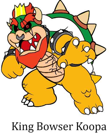 Super Mario Bros Bowser's design by mineSonic06 on DeviantArt