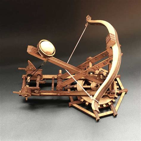 AM002 Wooden Mechanical Models Kits Catapult Ancient Weapon – Leones Marvelous Items