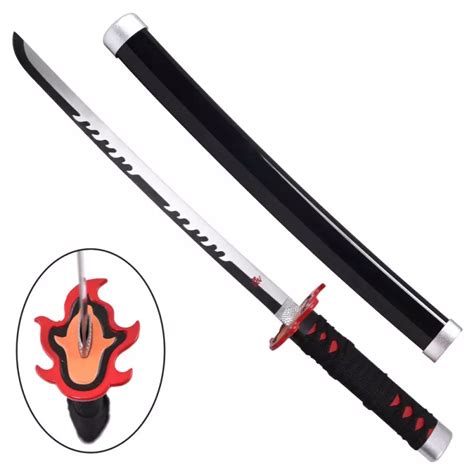 MINI KATANA DECO STEEL BLADE DEMON SLAYER PATTERN - Wicked Store