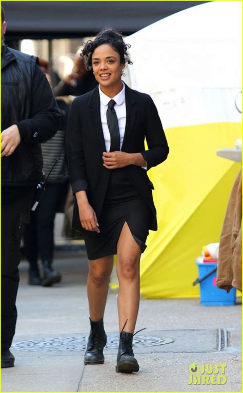 Tessa Thompson Shows Off Her 'Men In Black: International' Suit While Filming in NYC!: Photo ...