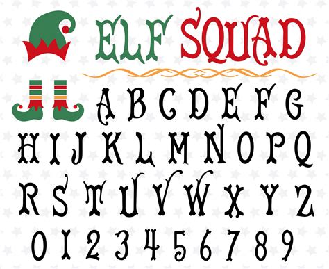 Christmas Elf Font Christmas Font Christmas Script Elf Font Curly Font ...